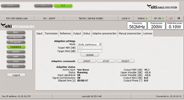 EDM - settings